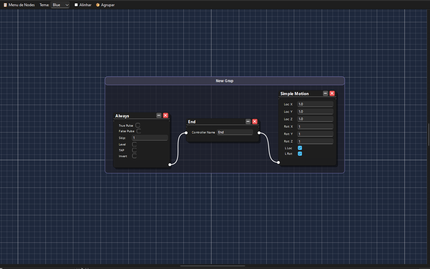Node Editor Avançado